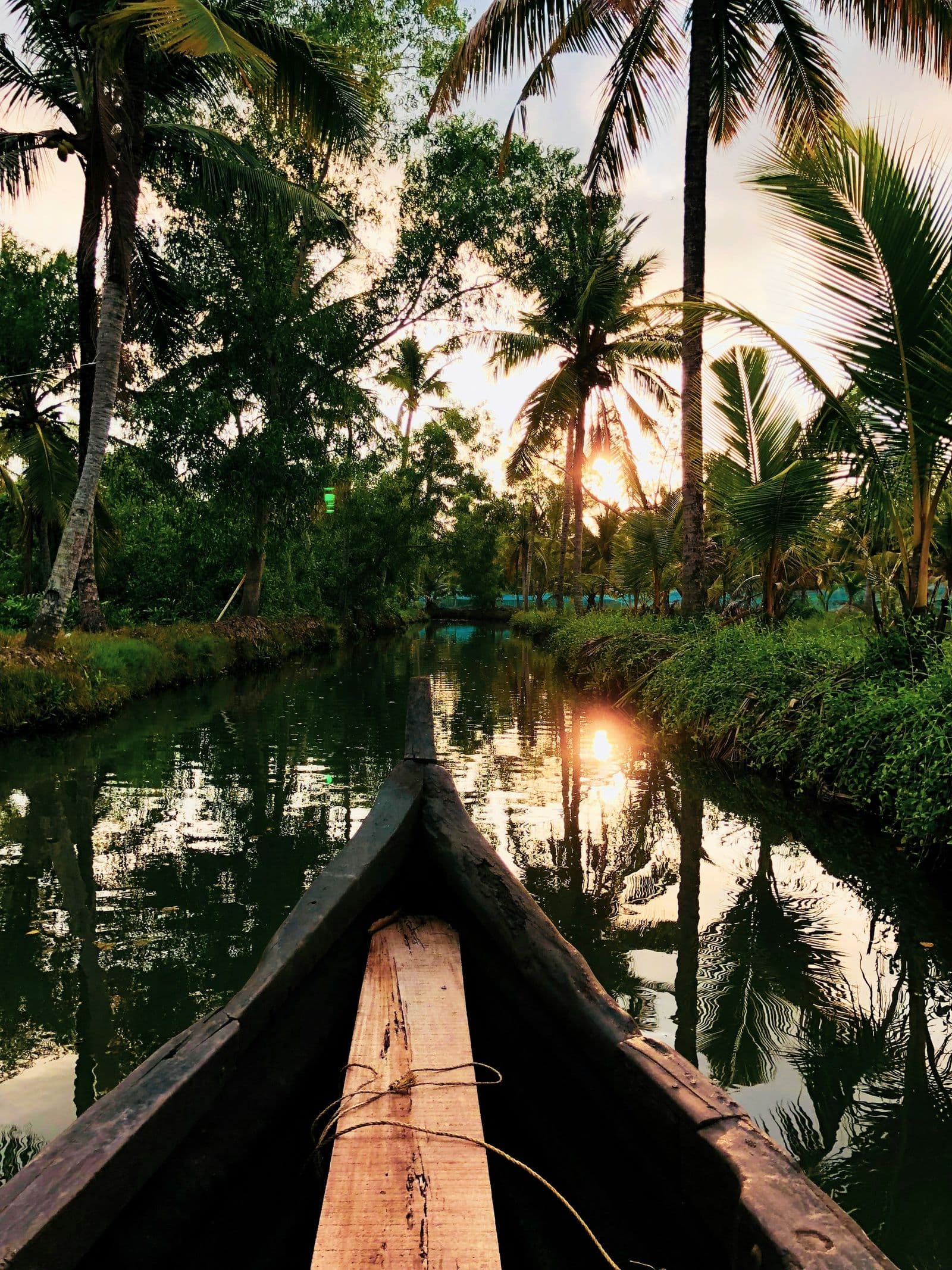 Kerala backwaters with luxury houseboat
