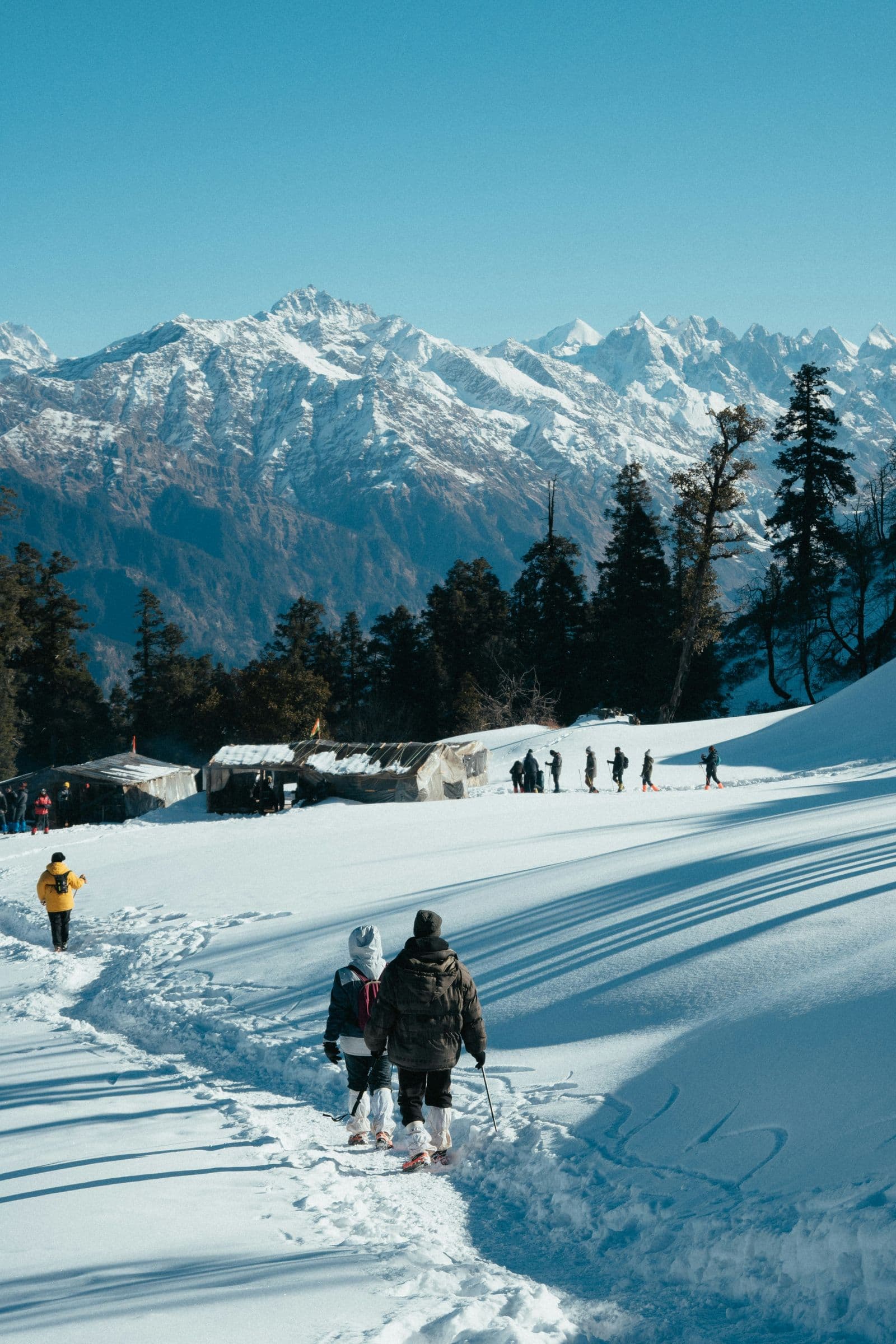 Scenic views of Mussoorie hills