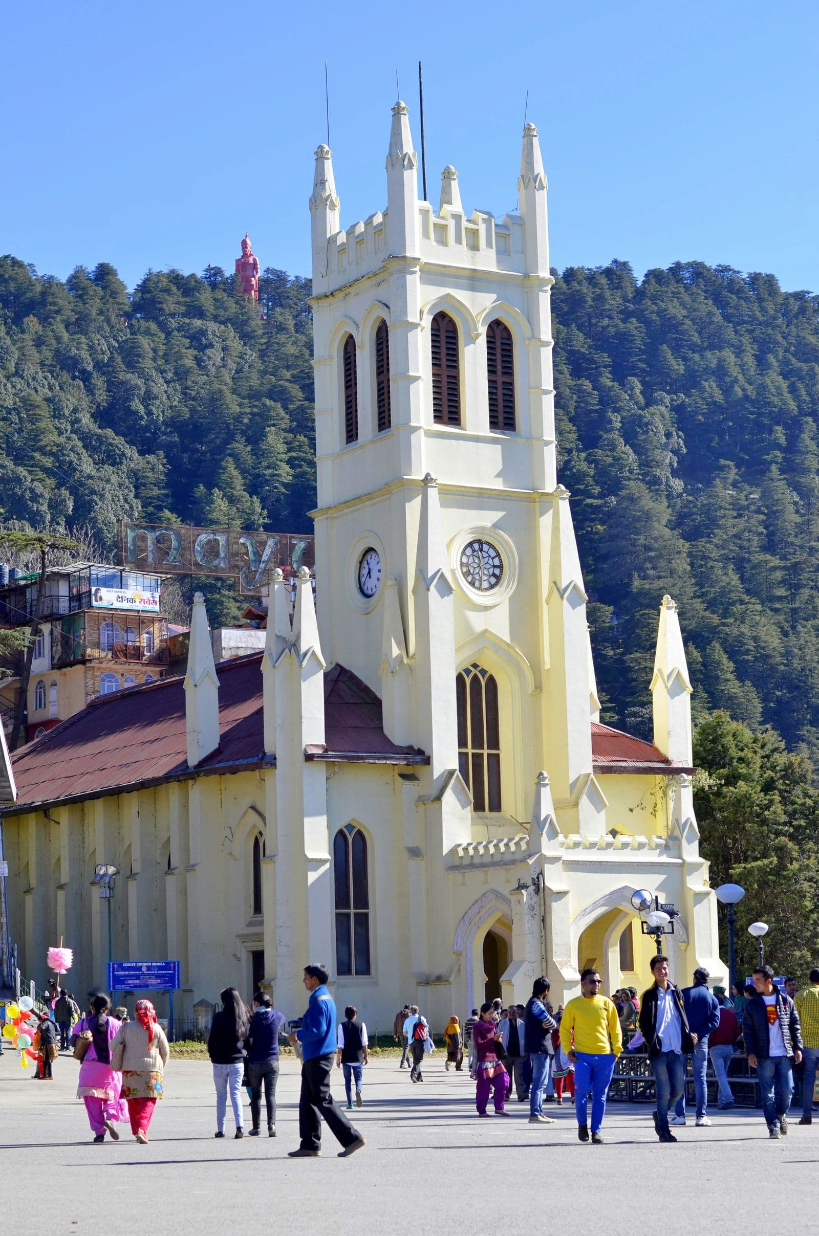 Christ Church and colonial heritage in Shimla